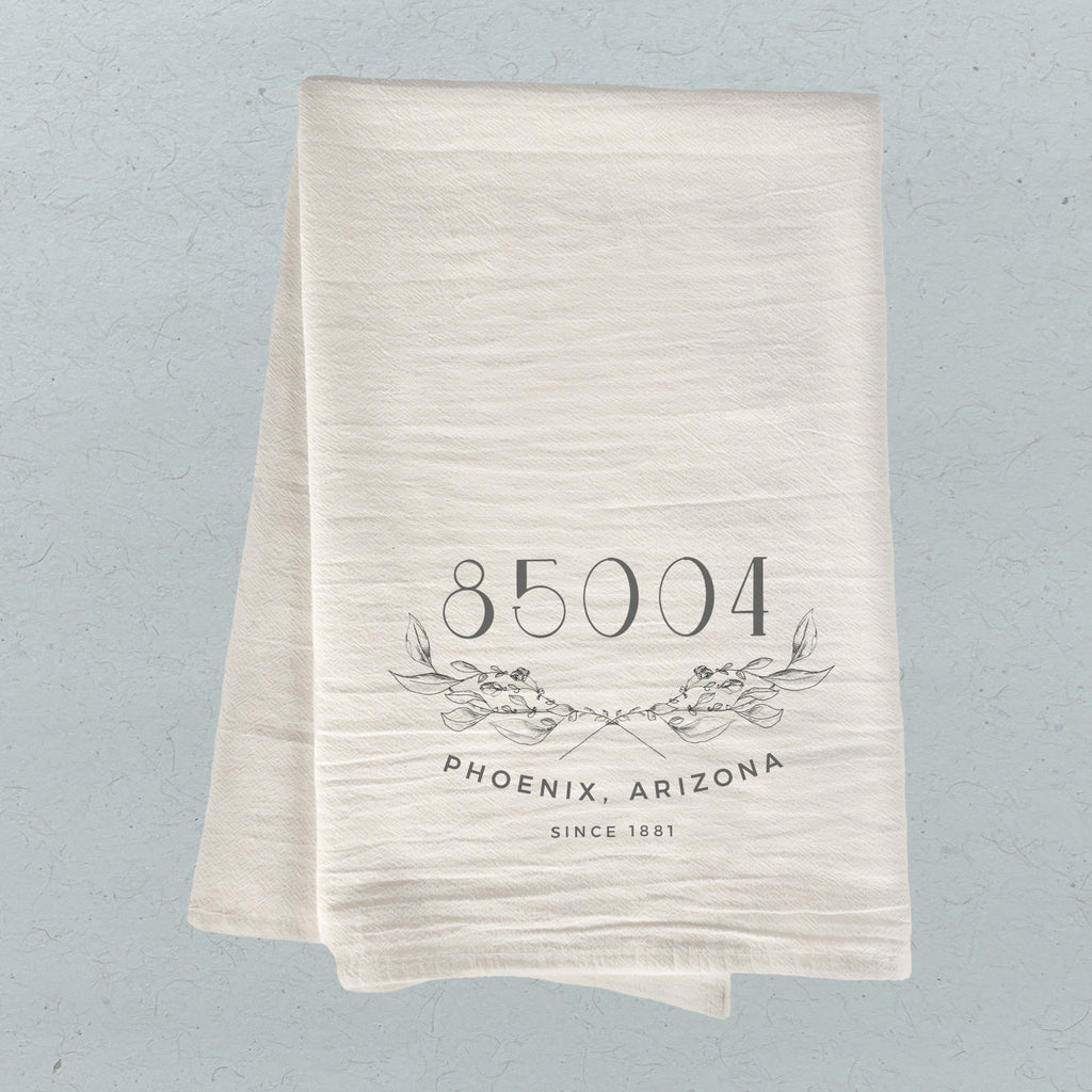 Hand Drawn Branches - Custom Cotton Tea Towel