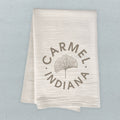 Ginkgo Leaf City State - Custom Cotton Tea Towel