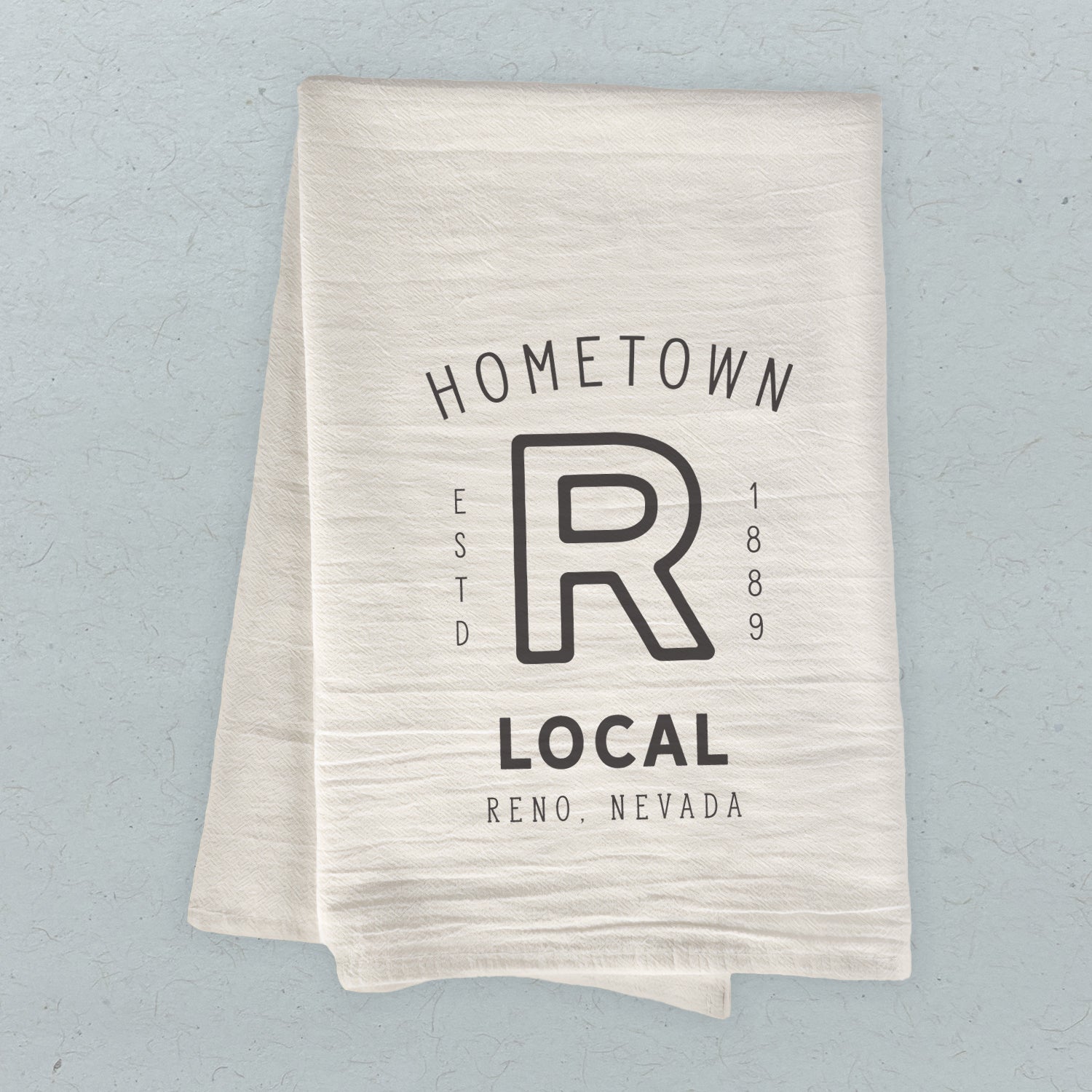 Hometown - Custom Cotton Tea Towel