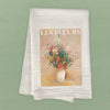 Les Fleurs (The Flowers) - Cotton Tea Towel