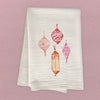 Pink Ornaments - Cotton Tea Towel