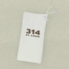 Bold Area Code and City Custom - Canvas Wine Bag