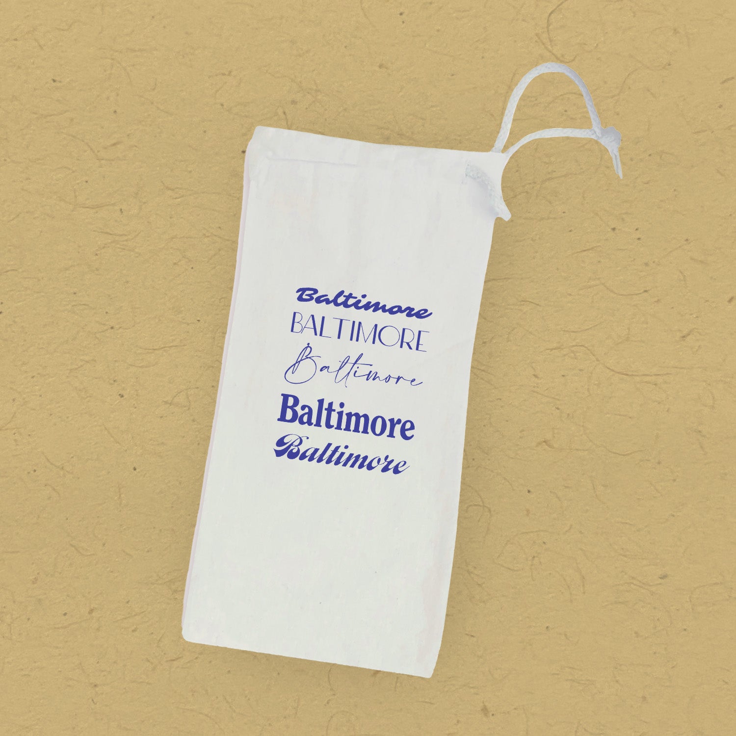 Mixed Fonts - Custom Canvas Wine Bag