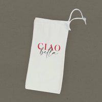 Ciao Bella - Canvas Wine Bag