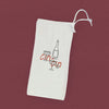 Cin Cin Champagne - Canvas Wine Bag