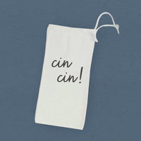 Cin Cin - Canvas Wine Bag