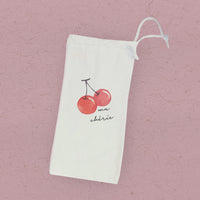 Ma Cherie - Valentine's Canvas Wine Bag