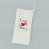 Queen of Hearts - Valentine's Day Canvas Wine Bag