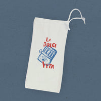 La Dolce Vita Sardines - Canvas Wine Bag