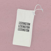 Simple Repeats - Custom Canvas Wine Bag