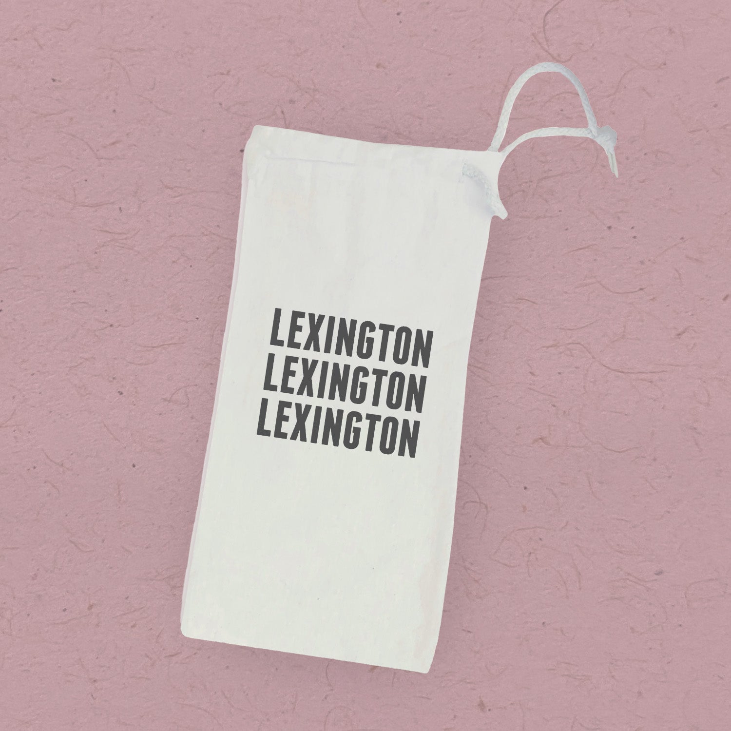 Simple Repeats - Custom Canvas Wine Bag