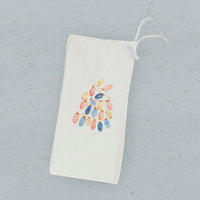 Twinkling Lights Tree - Customizable Canvas Wine Bag