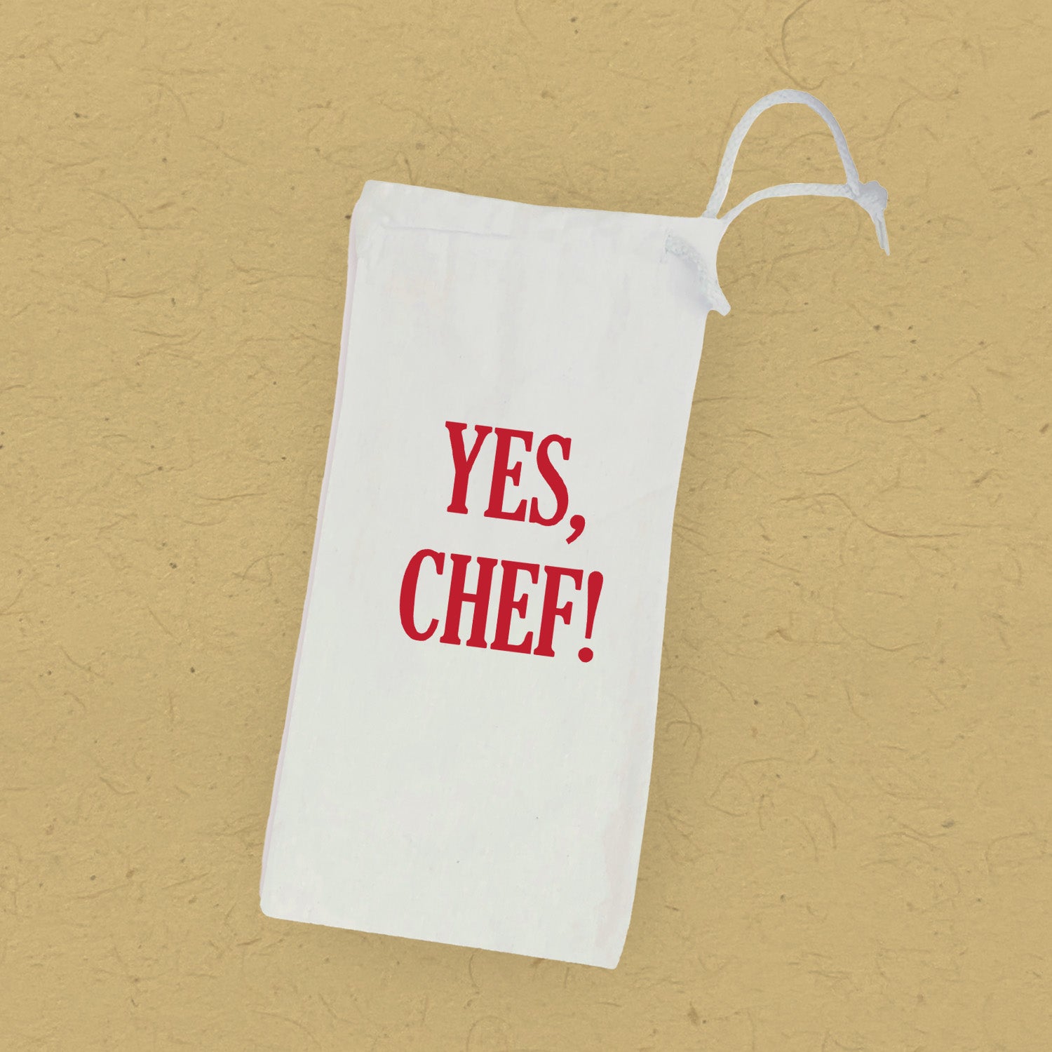 Yes Chef - Canvas Wine Bag