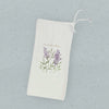 Le Jardin Purple - Spring Canvas Wine Bag