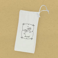 Champagne Cheers - Canvas Wine Bag