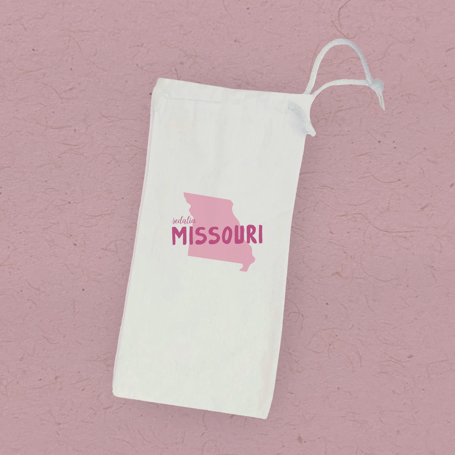 State Locale - Custom Canvas Wine Bag