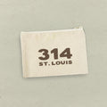 Bold Area Code and City - Custom Canvas Zipper Pouch