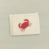 Red Crab - Canvas Zipper Pouch