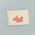 Love Ticket - Valentine's Canvas Zipper Pouch
