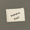 Mamma Mia - Canvas Zipper Pouch
