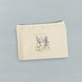 Le Jardin Purple - Spring Canvas Zipper Pouch