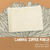 Tres Chic - Canvas Zipper Pouch