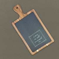 Love is All Around - Slate Serving Board