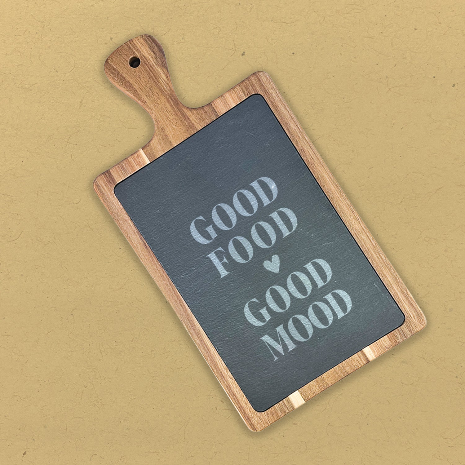 Good Food Good Mood - Slate Serving Board