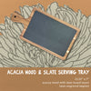Hand Drawn Branch - Slate Serving Board