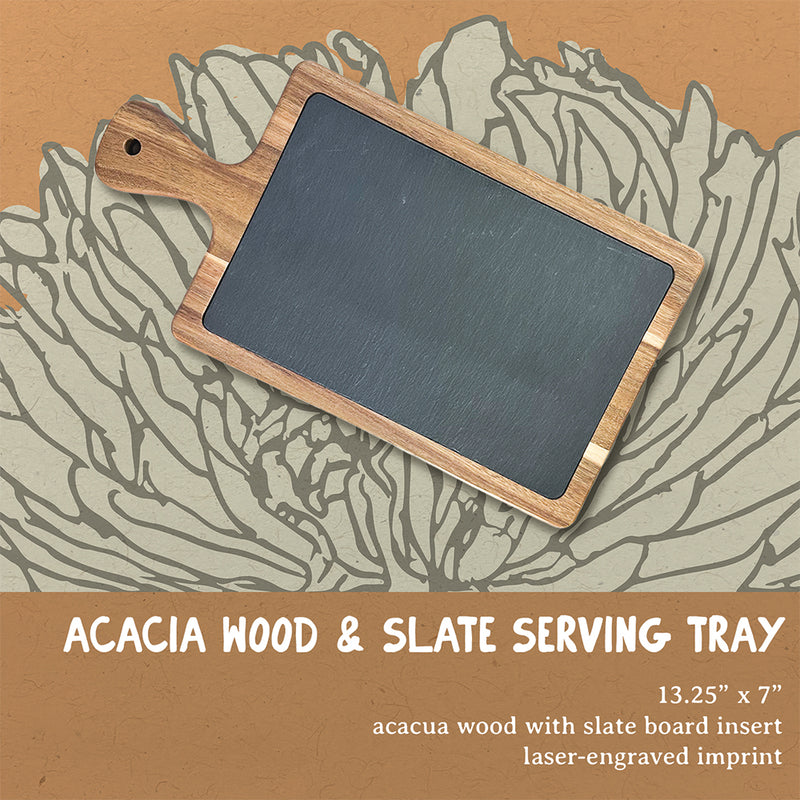 Hand Drawn Branch - Slate Serving Board