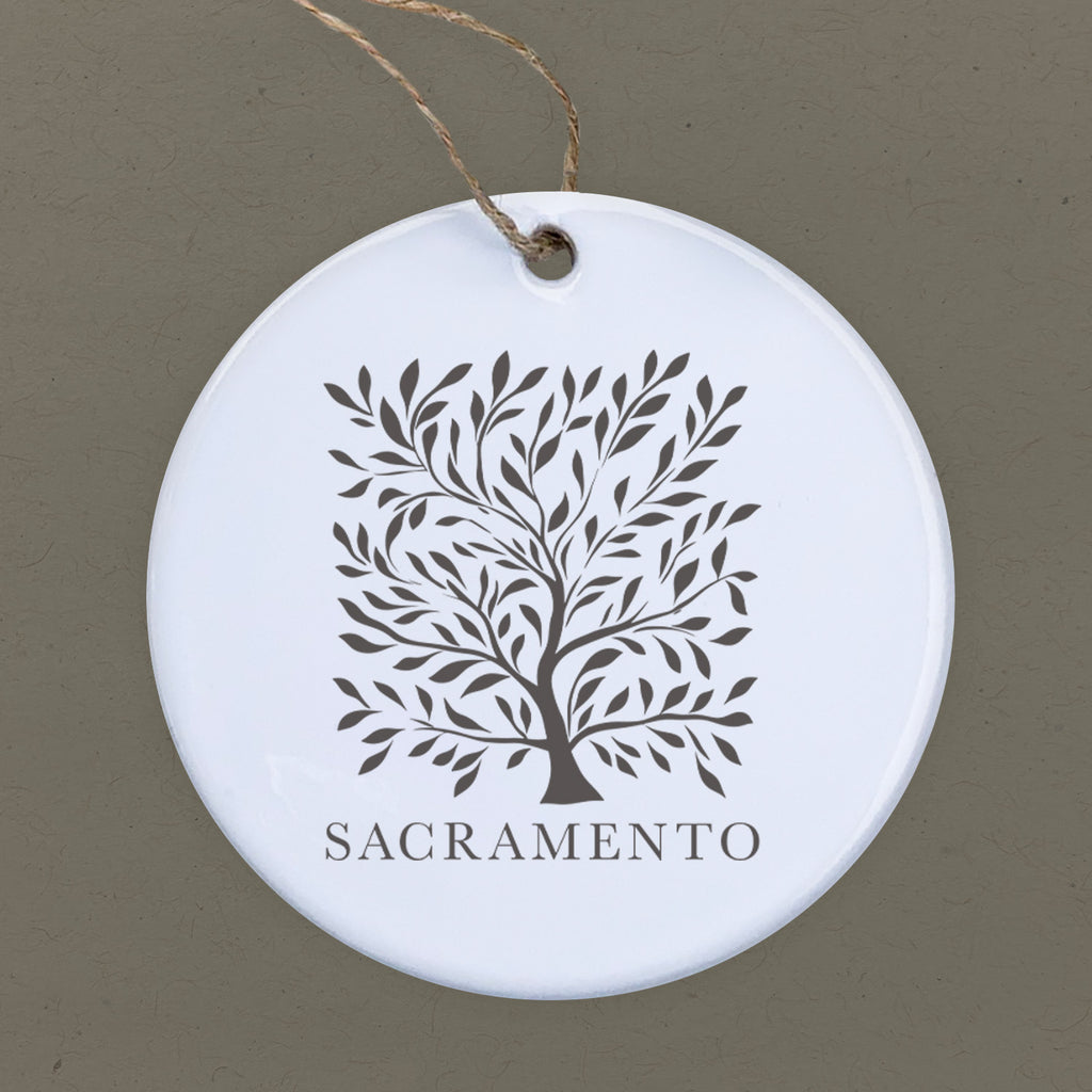 Tree with City - Custom Ornament