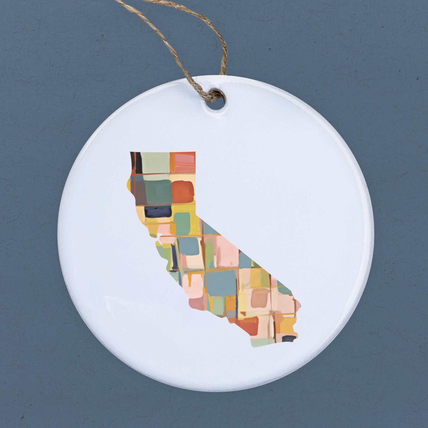 Abstract Painted States - Custom Ornament