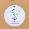 Rose City State Estd - Ornament