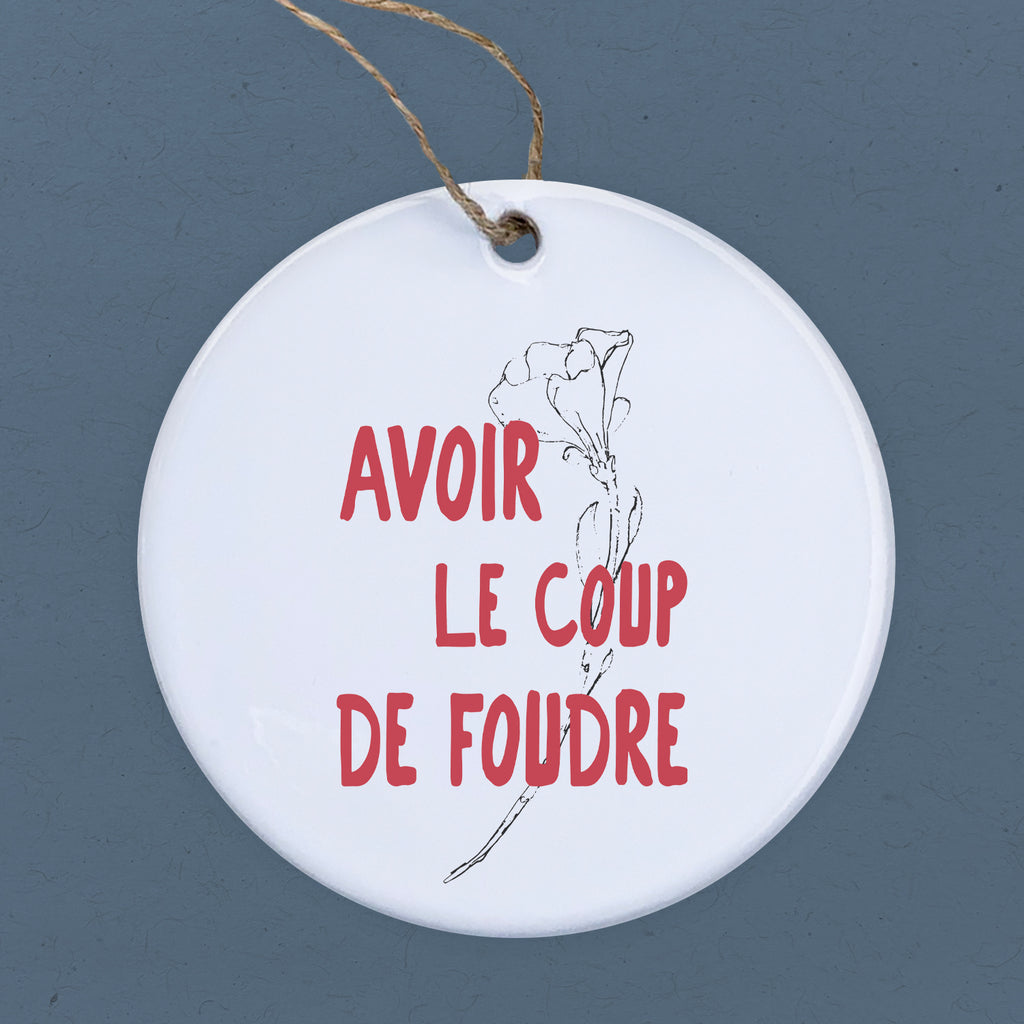 Avoir le Coup de Foudre (Love at First Sight) - Ornament