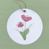 Pink Hand Drawn Flower - Ornament