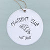 Croissant Club - Custom Ornament