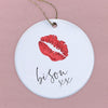 Bisou xx - Valentine's Day Ornament