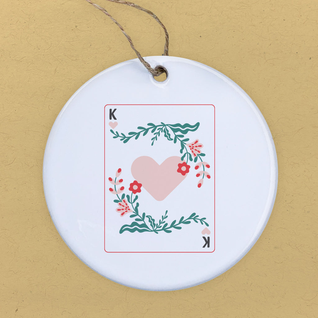 King of Hearts - Valentine's Day Ornament