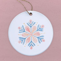 Winter Bloom Snowflake - Ornament