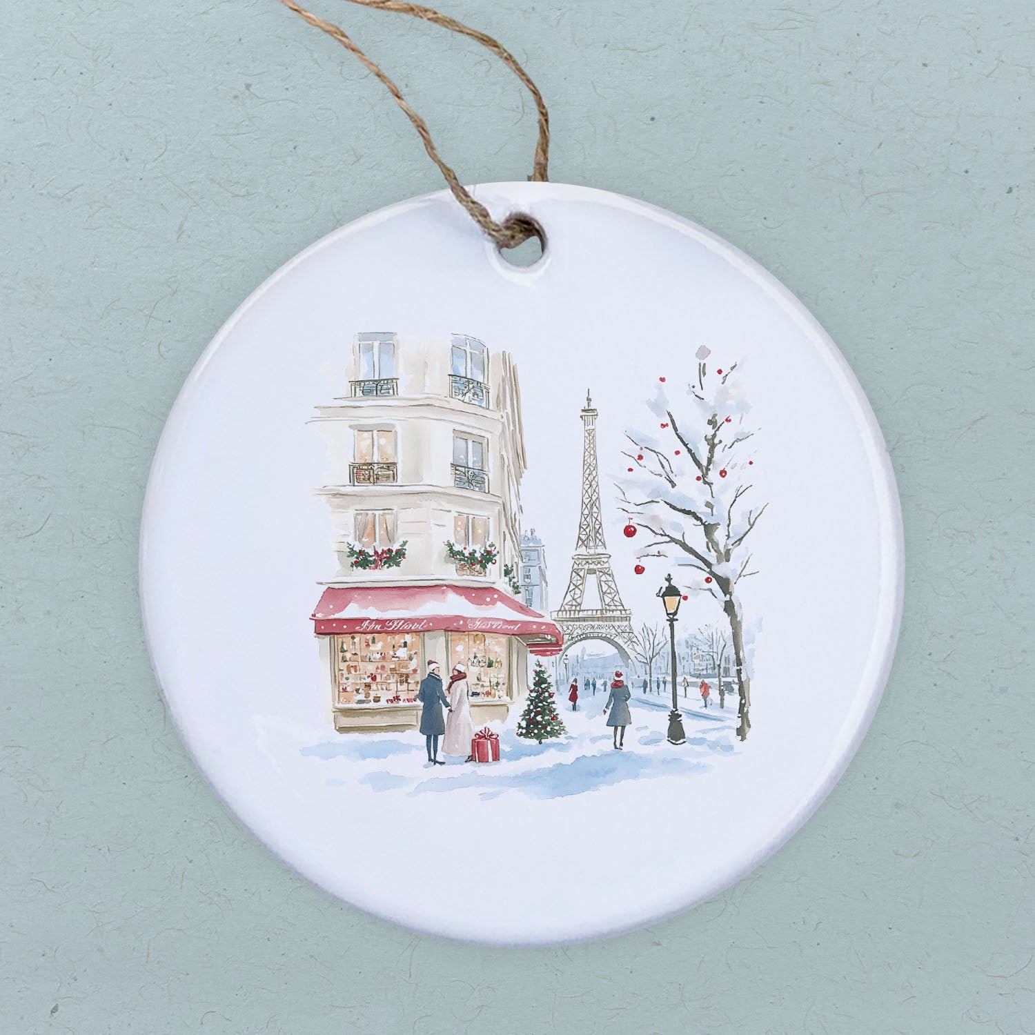Christmas Present Paris - Ornament