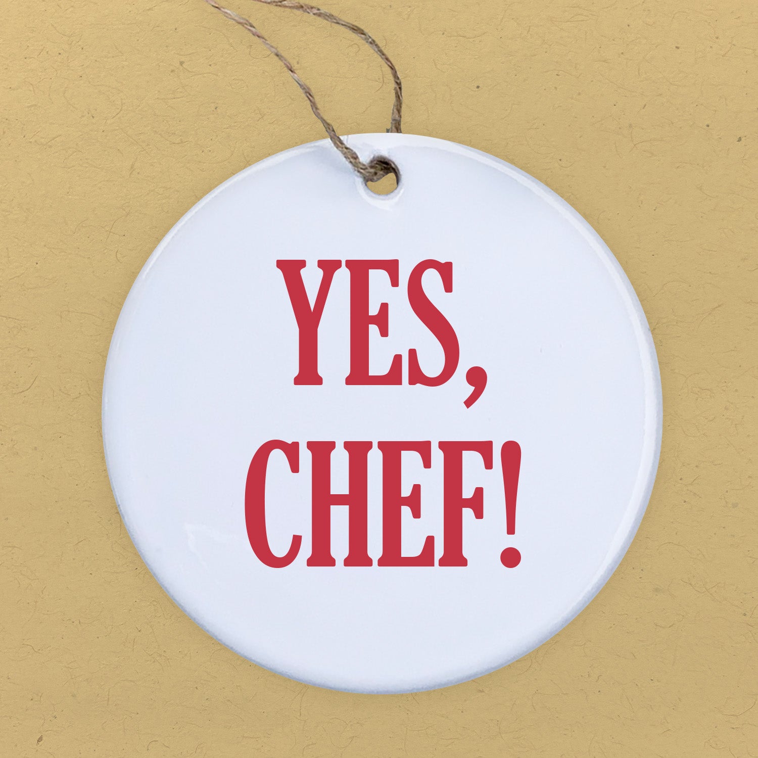 Yes Chef - Ornament