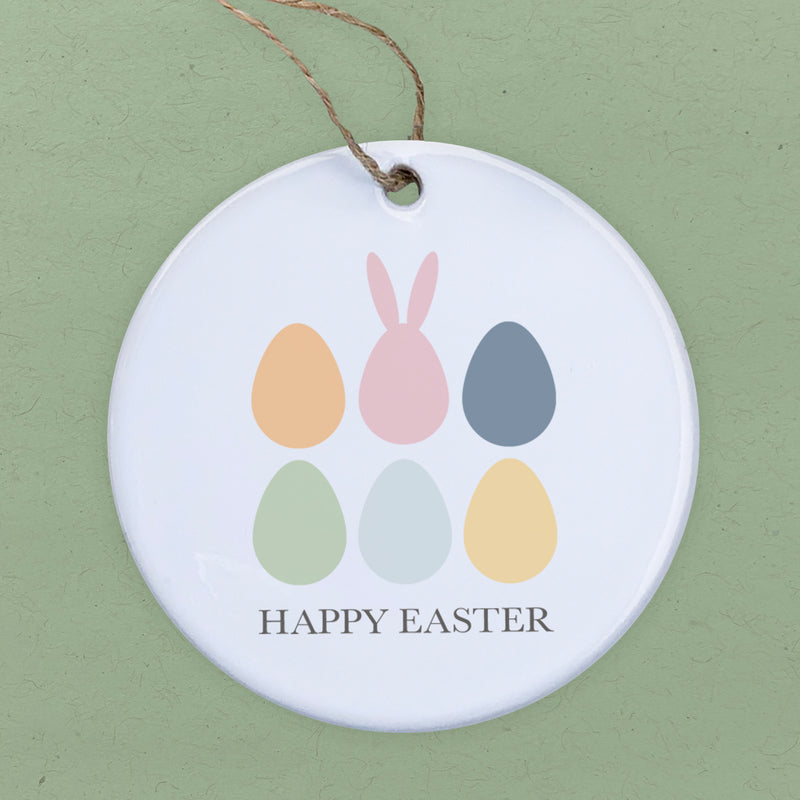 Happy Easter Eggs - Ornament