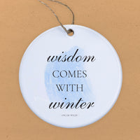 Winter Wisdom - Ornament