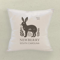 Rabbit City State Estd - Square Canvas Pillow