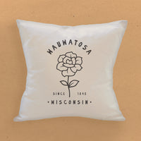 Rose City State Estd - Square Canvas Pillow