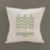 Three Plants City State - Square Canvas Pillow