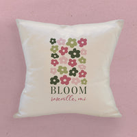 Bloom - Custom Square Canvas Pillow