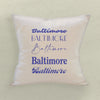 Mixed Fonts - Custom Square Canvas Pillow