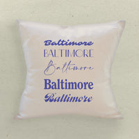 Mixed Fonts - Custom Square Canvas Pillow