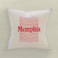 Retro Repeats - Custom Square Canvas Pillow